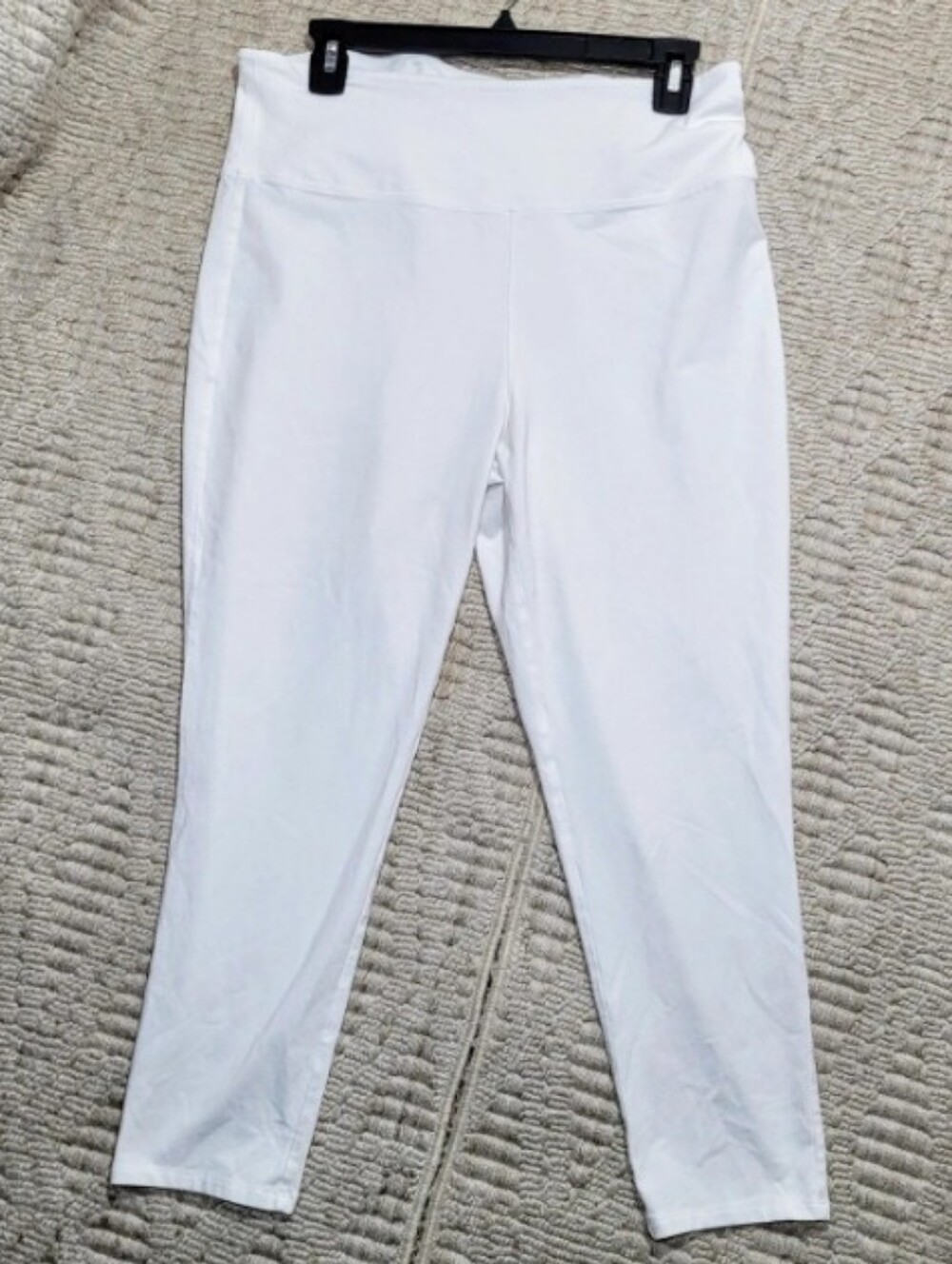 Eileen Fisher Crisp White High-Waist Leggings